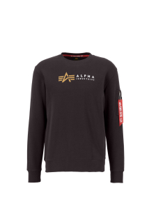 mikina Alpha Label Sweater hunter brown
