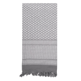 šátek Shemag Palestina šedo/bílý