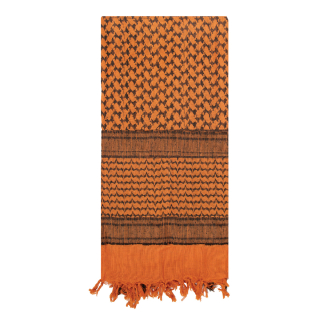 šátek Shemagh odlehčený oranžovo/černý